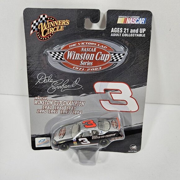 Winners Circle Dale Earnhardt Sr 2003 Winston Cup Nascar Car Black Silver #3 - Picture 1 of 9